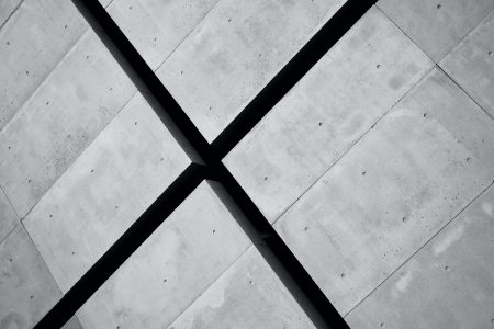 Exposed concrete