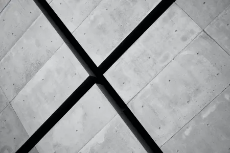 Exposed concrete